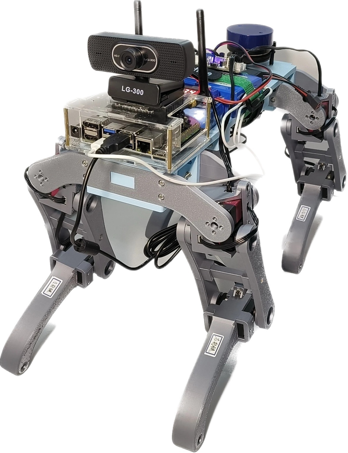 Quadruped inspection robot