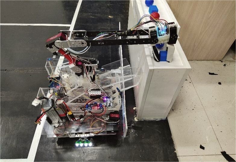 Assembled logistics handling robot
